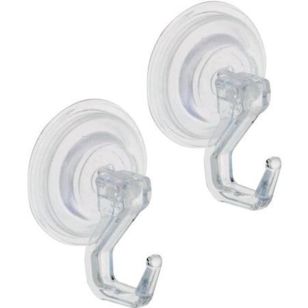 Suction Hook, Plastic Hook, Clear Base
